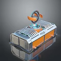 Sci-fi Capsule Space Capsule Hibernation Capsule Freezing Capsule Rest Capsule Rest Capsule 3d model