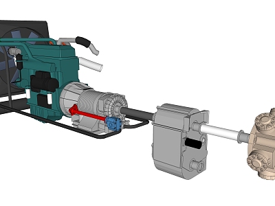 Modern Industrial Equipment Mobile Hydraulic Truck Crane Power Unit model