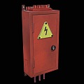 Electric box meter box electric meter 3d model