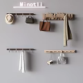 Minotli Wooden Wall Hooks For Hanging Hats Bags Towels And Accessories