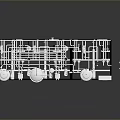 Detailed Industrial Equipment 3D Rendering With Pipes Tanks And Metal Frames