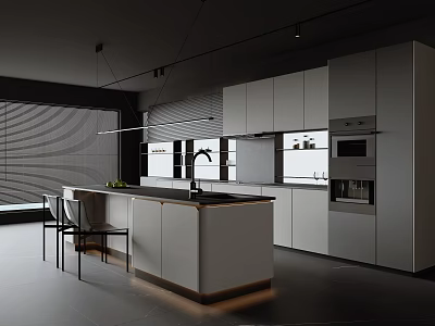 Kitchen Island 3d model