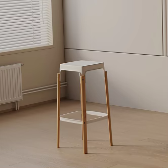 Modern Bar Chair 3d model