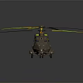 Heavy Lift Helicopter With Multiple Rotors Silver Fuselage And Cockpit Windows Design
