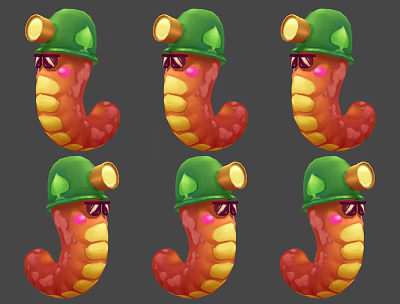 Modern game character bug 3d model Modern game character bug 3d model