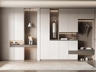 Modern shoe cabinet 3d model