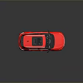 Red Modern SUV With Panoramic Sunroof And Sporty Exterior Design