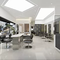 Modern Warm Pastel Beauty Nail Salon Interior Design With Practical Workstations And Clear Product
