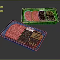 Premium EDO Beef Choice Cuts in Fresh Plastic Tray Packaging with Red Meat