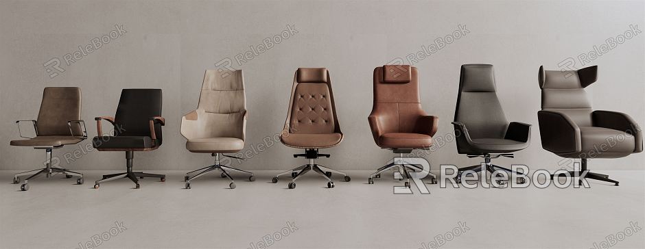 Modern office chair model