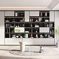 Modern bookcase 3d model