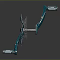 Weapon Mechanical Structure With Teal Gear System And Metal Components