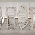 Modern mirror Full-length mirror 3d model