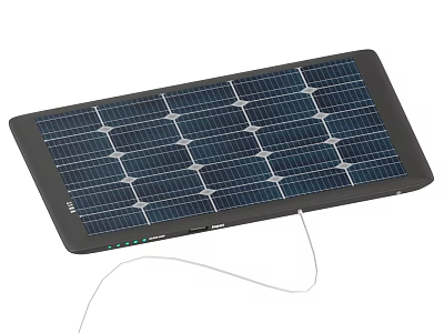 High Efficiency Portable Industrial Solar Panel With Multiple Cells For Outdoor Charging 3d model