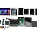 Modern mobile phone digital computer game machine 3d model