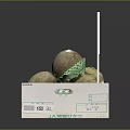 Honeydew Melons in White Box with 798 Yen Price Tag for Sale