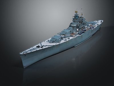 Modern Warship Ship Warship 3d model