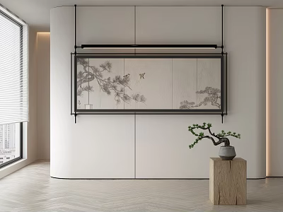 New Chinese Decorative Painting 3d model