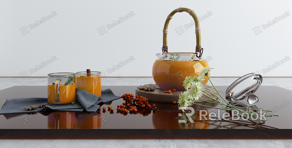 New Chinese Tea Set Tea Set model