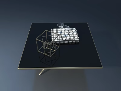 Sofa coffee table 3d model