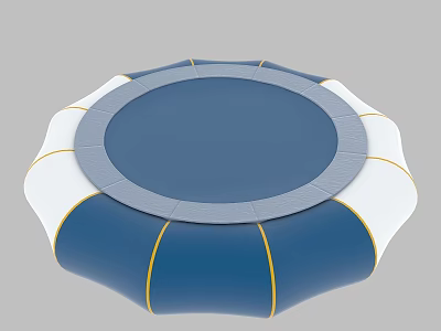 inflatable trampoline indoor playground kindergarten children's play equipment 3d model