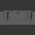 3D Rendered Industrial Mechanical Component With Gray Engineered Surface And Structural Details