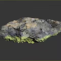 Multi Colored Natural Stone With Textured Surface And Unique Color Patterns 3d model
