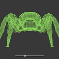 spider reptile crawling pet insect 3d model