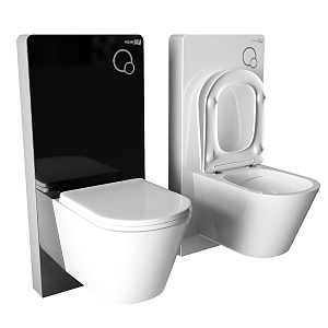 Toilet Bathroom Supplies Simple Toilet Smart Toilet Wall-Mounted Toilet 3d model