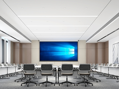 Style Meeting Room Large Meeting Room Multifunctional Meeting Room Multimedia Meeting Room Training Meeting Room model