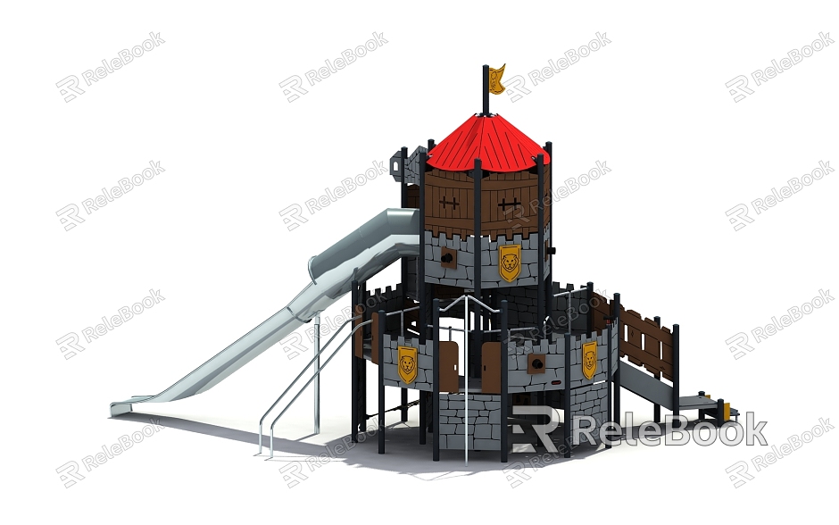 Modern Slide Castle Slide model