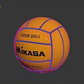 Yellow MIKASA Water Polo Game Ball For Sports And Recreational Use