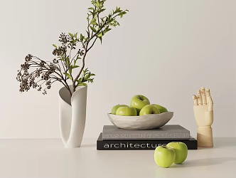 Modern ornaments combination 3d model