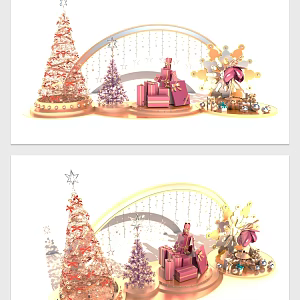 Modern Beauty Chen Christmas Beauty Chen 3d model