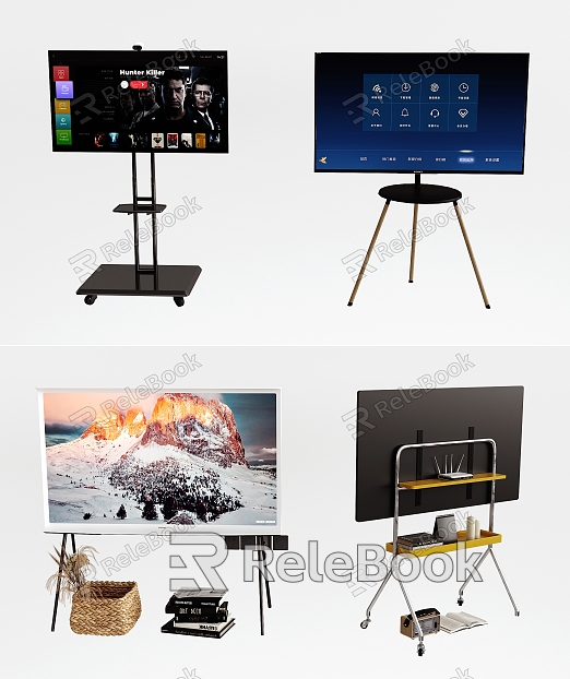 TV Mobile Bracket TV Bracket TV Decoration Furnishings model