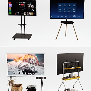 TV Mobile Bracket TV Bracket TV Decoration Furnishings 3d model