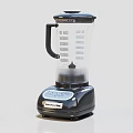 Blendtec Electric Blender Kitchen Appliance With Transparent Jar Control Panel And Smoothie Making Features 3d model