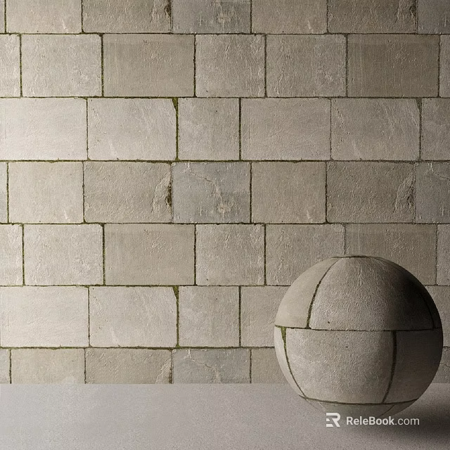 Modern Gray Stone Floor Tiles With Natural Texture And Durable Design For Home Interior 3d model 