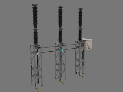 high voltage circuit breaker circuit breaker 3d model