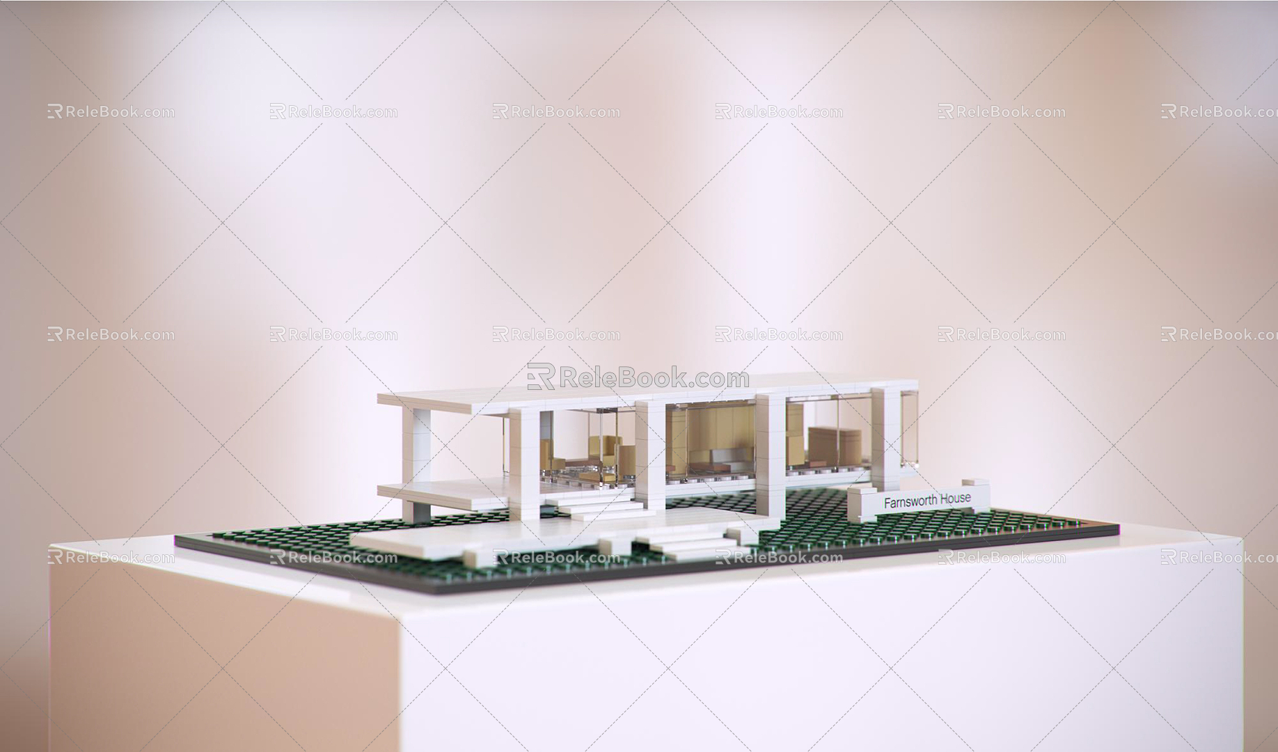 Modern Lego 3d model