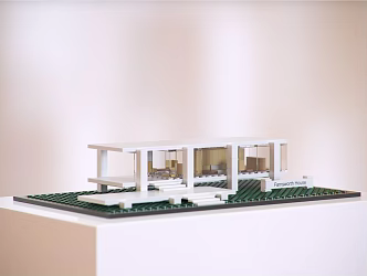 Modern Lego 3d model