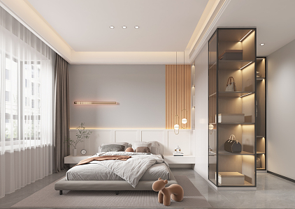 Modern Bedroom 3d model