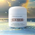 La Mer Moisturizing Cream For Time Regeneration Intense With Ocean View And Water Droplets