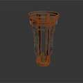 Industrial Metal Equipment Component Featuring Cylindrical Hollow Structure And Textured Surface