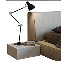 Modern Other Bed Bedside Table Desktop Sheet Carpet 3d model