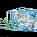 Beverage Exhibition Booth With New Flavor Tea Source And Drink Bottles