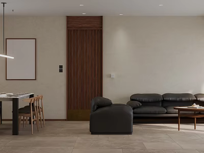 Modern Guest Restaurant 3d model