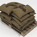 Modern Sack Cargo 3d model