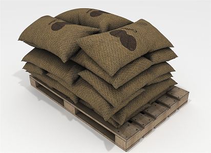 Modern Sack Cargo 3d model