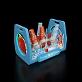 Break Area Featuring Mengniu Youyi C Yogurt Drinks Strawberries And Ice In Blue Container